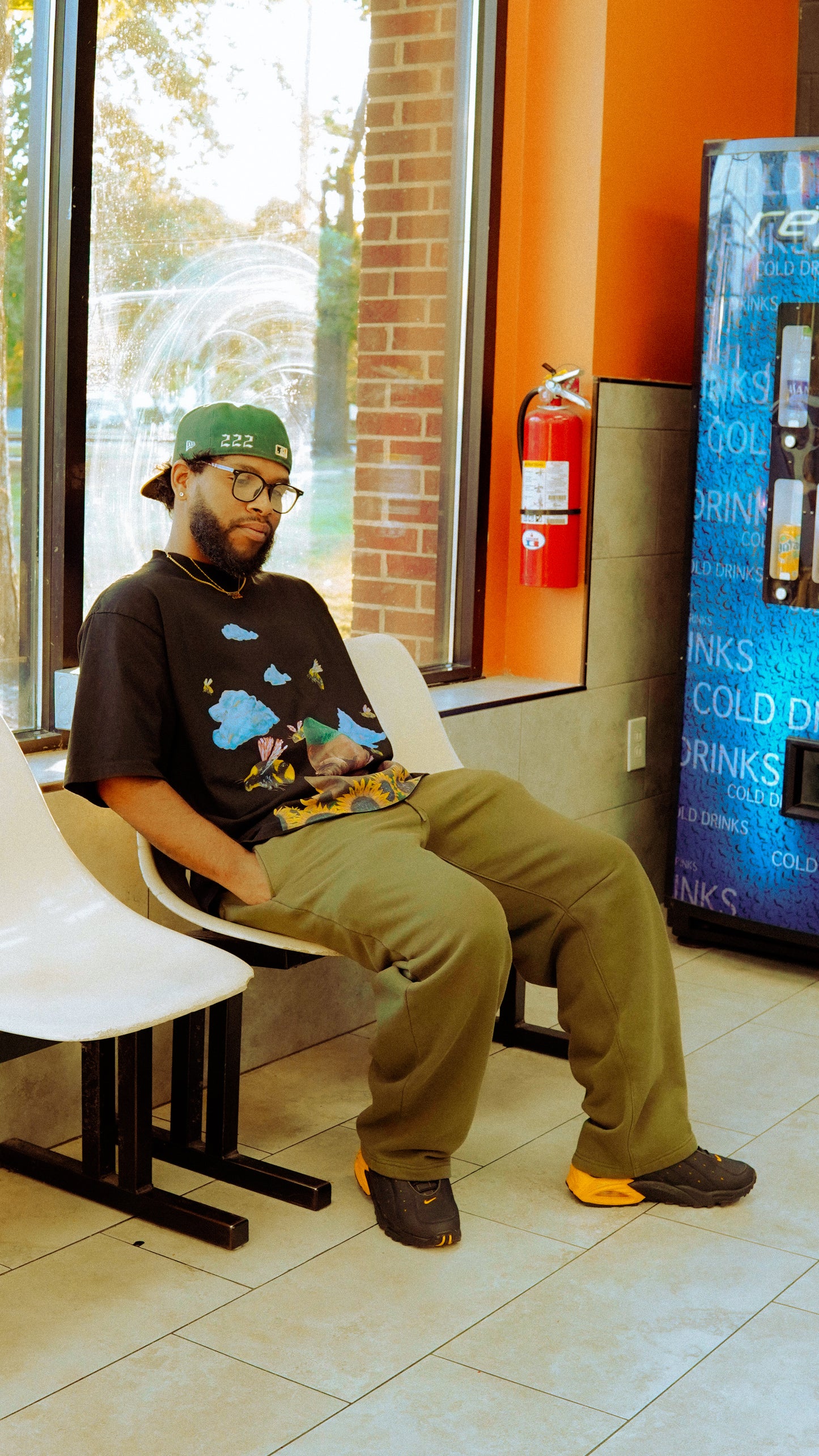 “Blonde Flower Boy” Black Tee